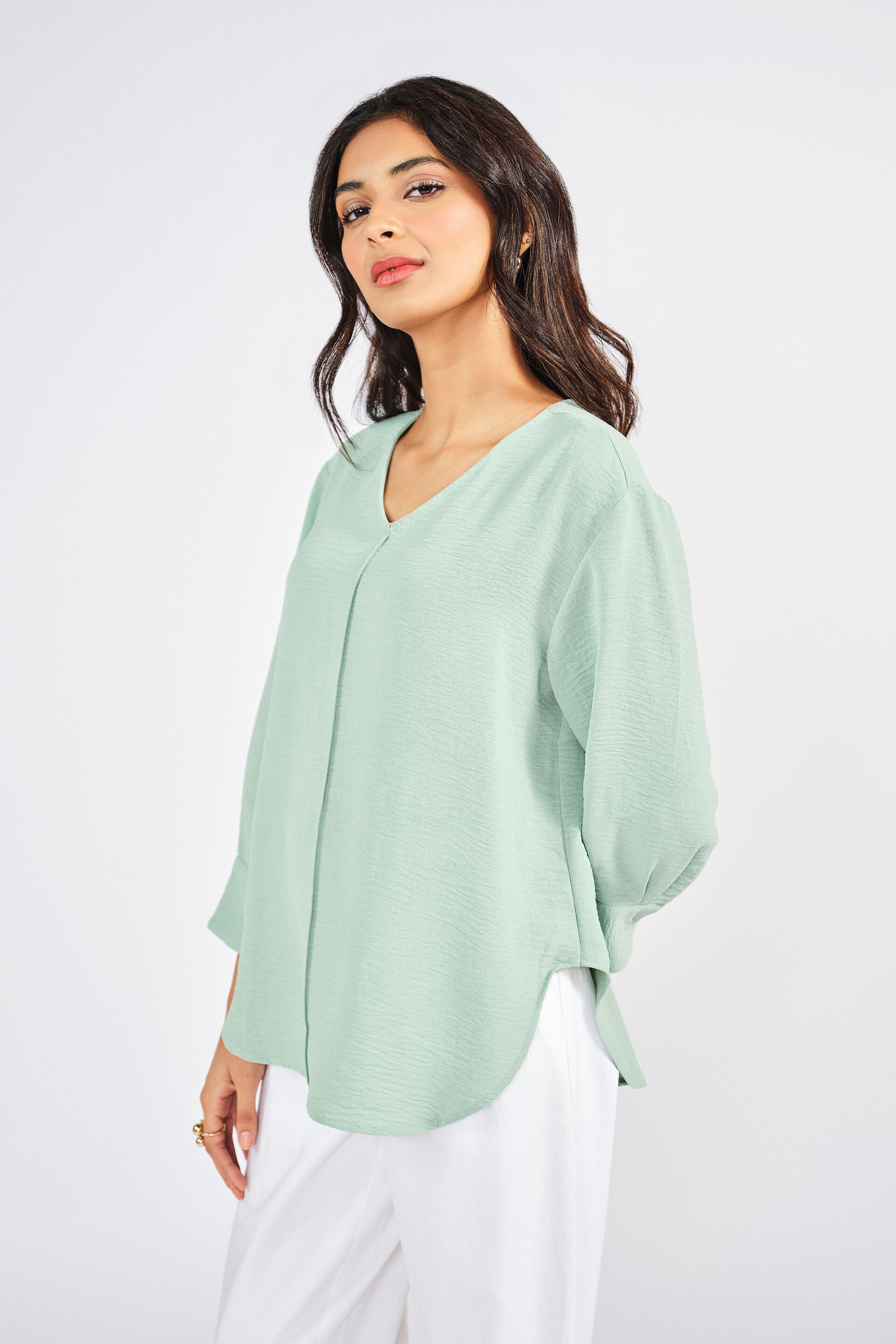 Brazos Sage Green Top, Sage Green, image 4